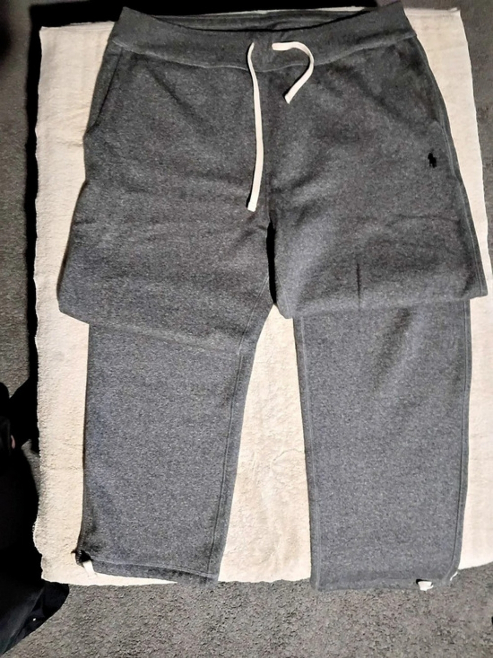 Polo Ralph Lauren Signature Fleece Drawstring Sweatpants Gray XXL